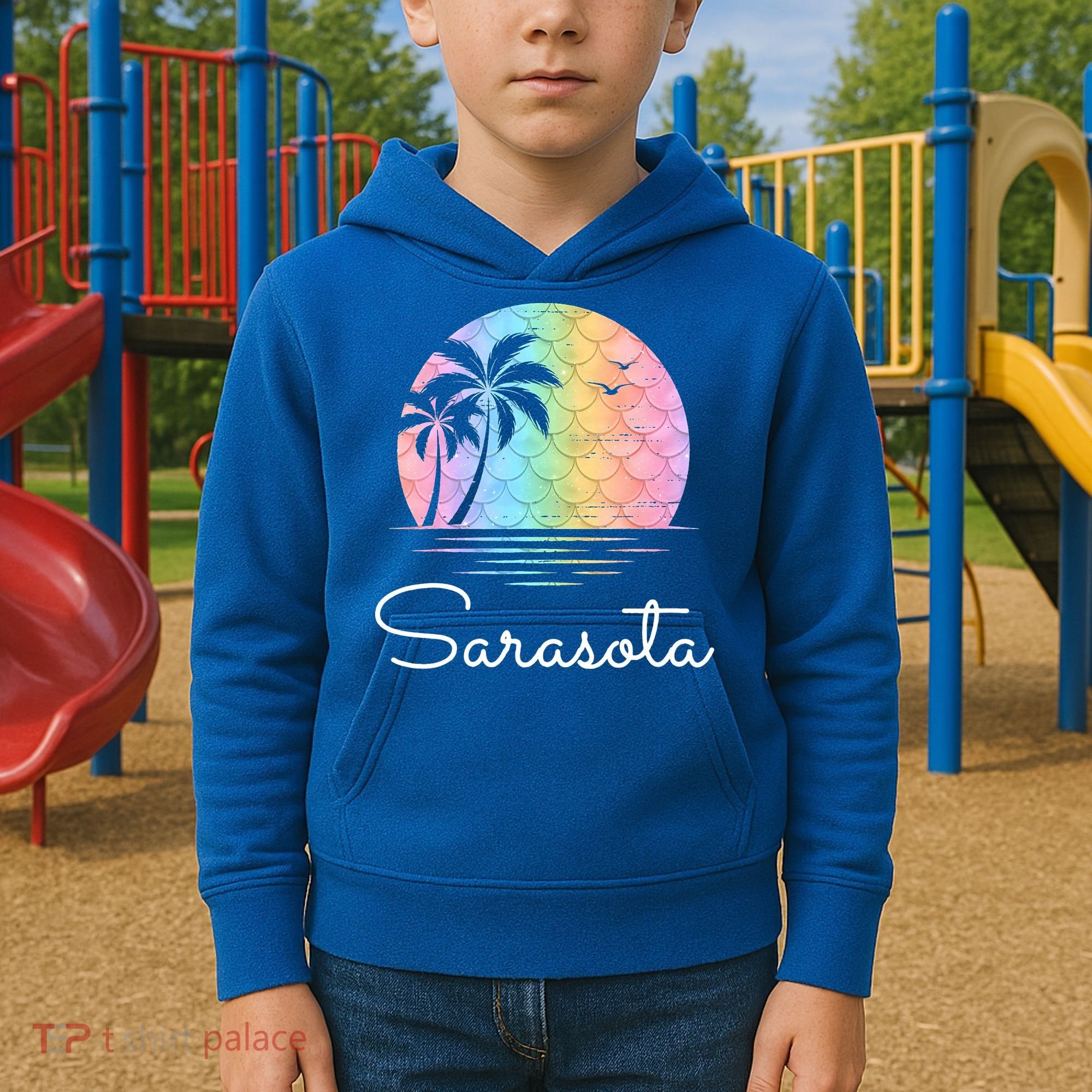 Sarasota Florida Vacation Family Beach Group Kids Hoodie