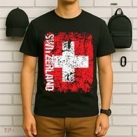 Switzerland Flag Vintage Distressed Swiss T-Shirt thumb 6