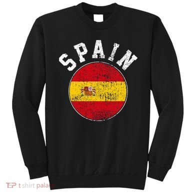 Spain Flag Vintage Sweatshirt