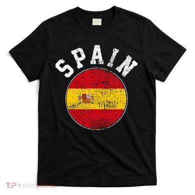 Spain Flag Vintage T-Shirt