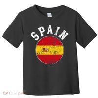Spain Flag Vintage Toddler T-Shirt thumb 0