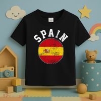 Spain Flag Vintage Toddler T-Shirt thumb 3