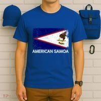 Samoan Flag Vintage Made In American Samoa Gift T-Shirt thumb 6