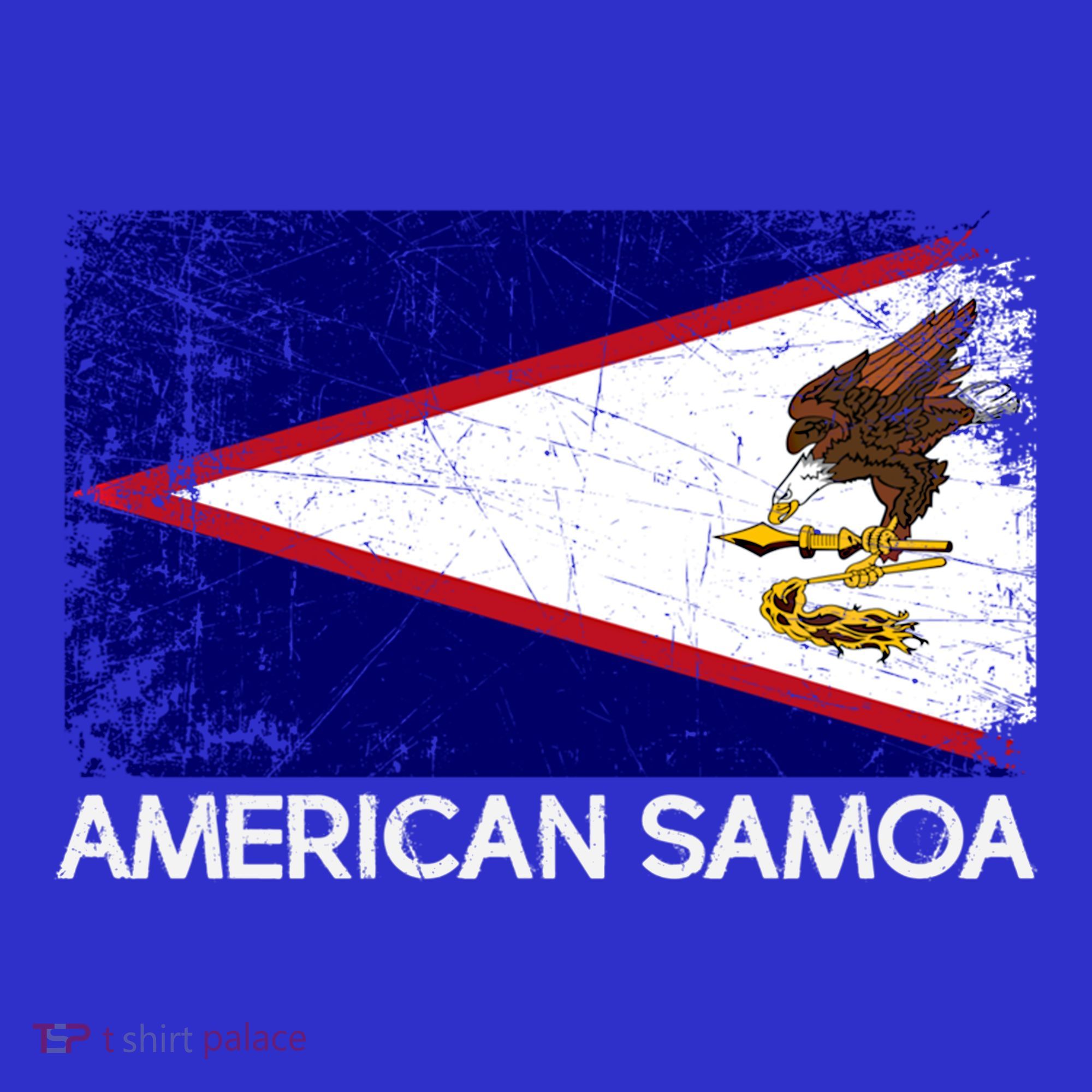 Samoan Flag Vintage Made In American Samoa Gift T-Shirt