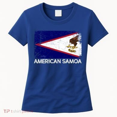 Samoan Flag Vintage Made In American Samoa Gift Women's T-Shirt