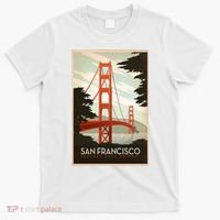 San Francisco Vintage Travel Poster T-Shirt thumb 0
