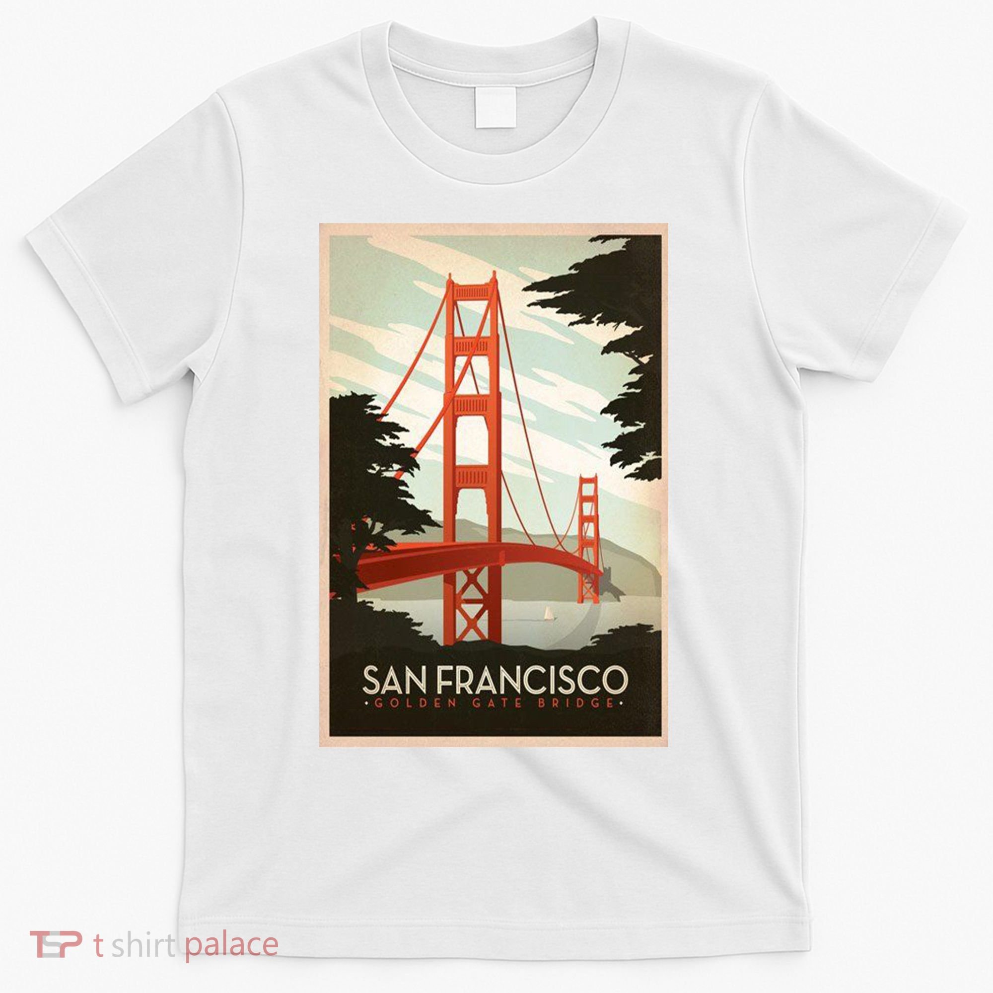 San Francisco Vintage Travel Poster T-Shirt