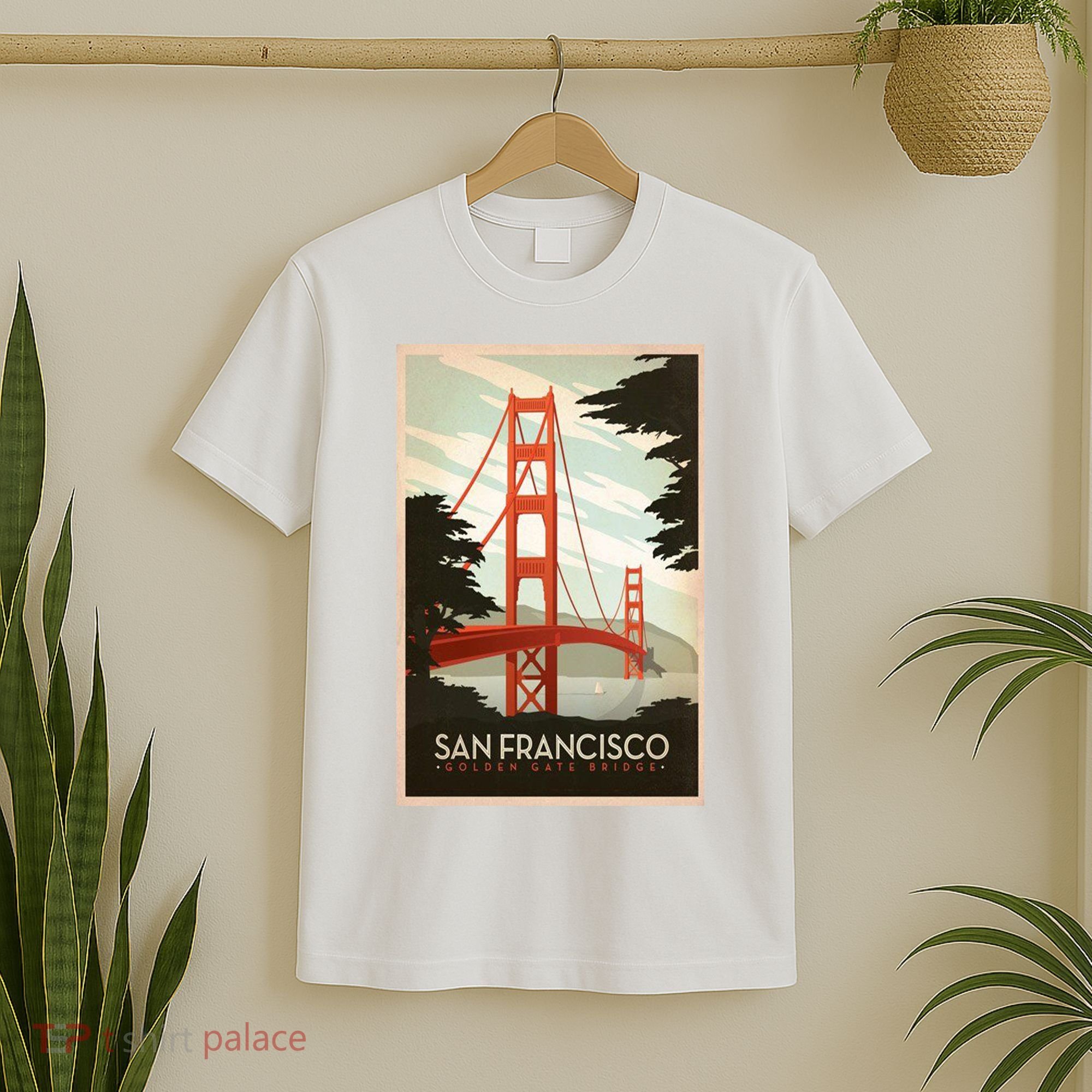 San Francisco Vintage Travel Poster T-Shirt