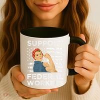 Support Federal Workers Protect Defend Employees Jobs Coffee Mug thumb 3