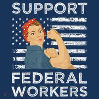 Support Federal Workers Protect Defend Employees Jobs Beanie thumb 2