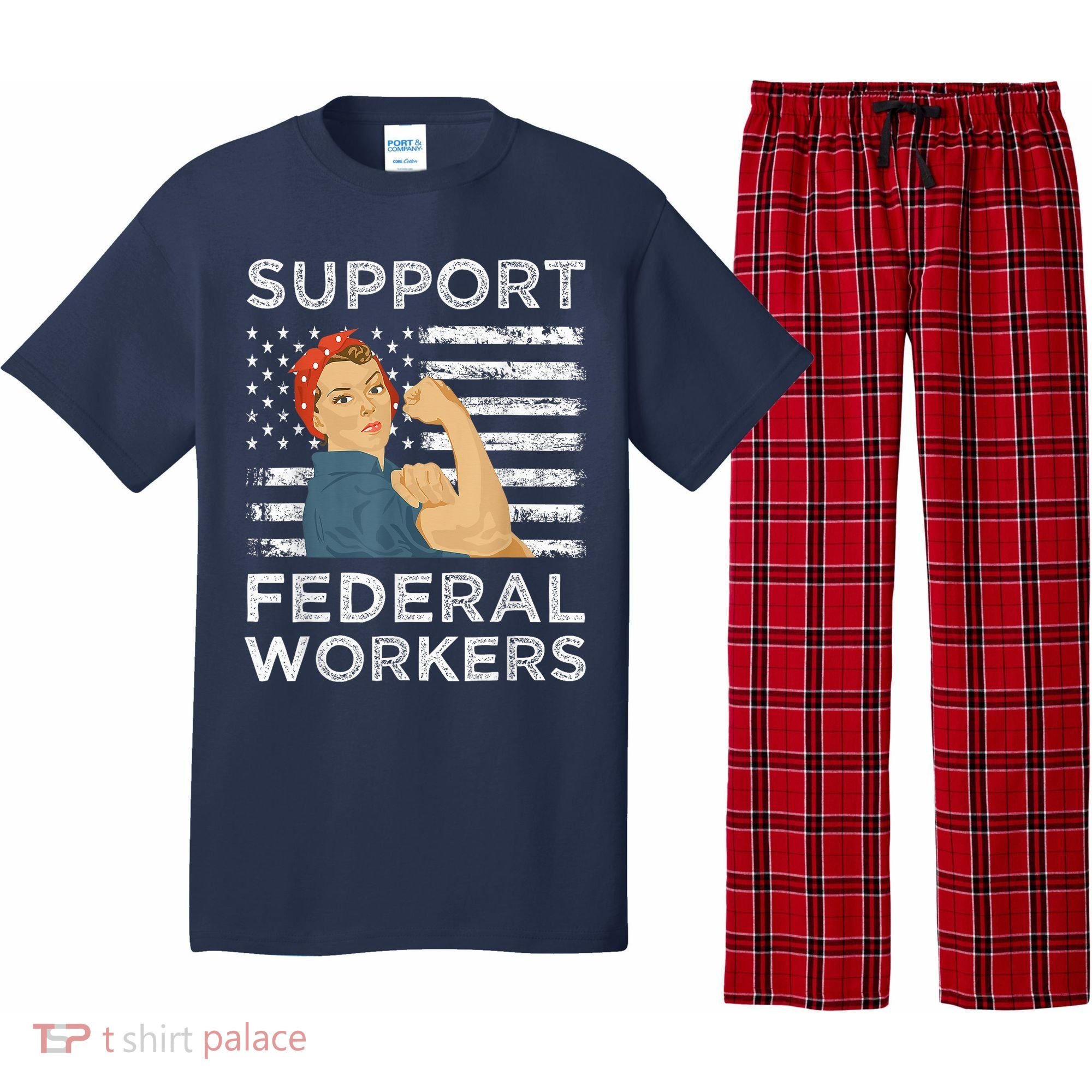 Support Federal Workers Protect Defend Employees Jobs Pajama Set