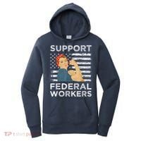 Support Federal Workers Protect Defend Employees Jobs Women's Hoodie thumb 0