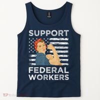 Support Federal Workers Protect Defend Employees Jobs Tank Top thumb 2