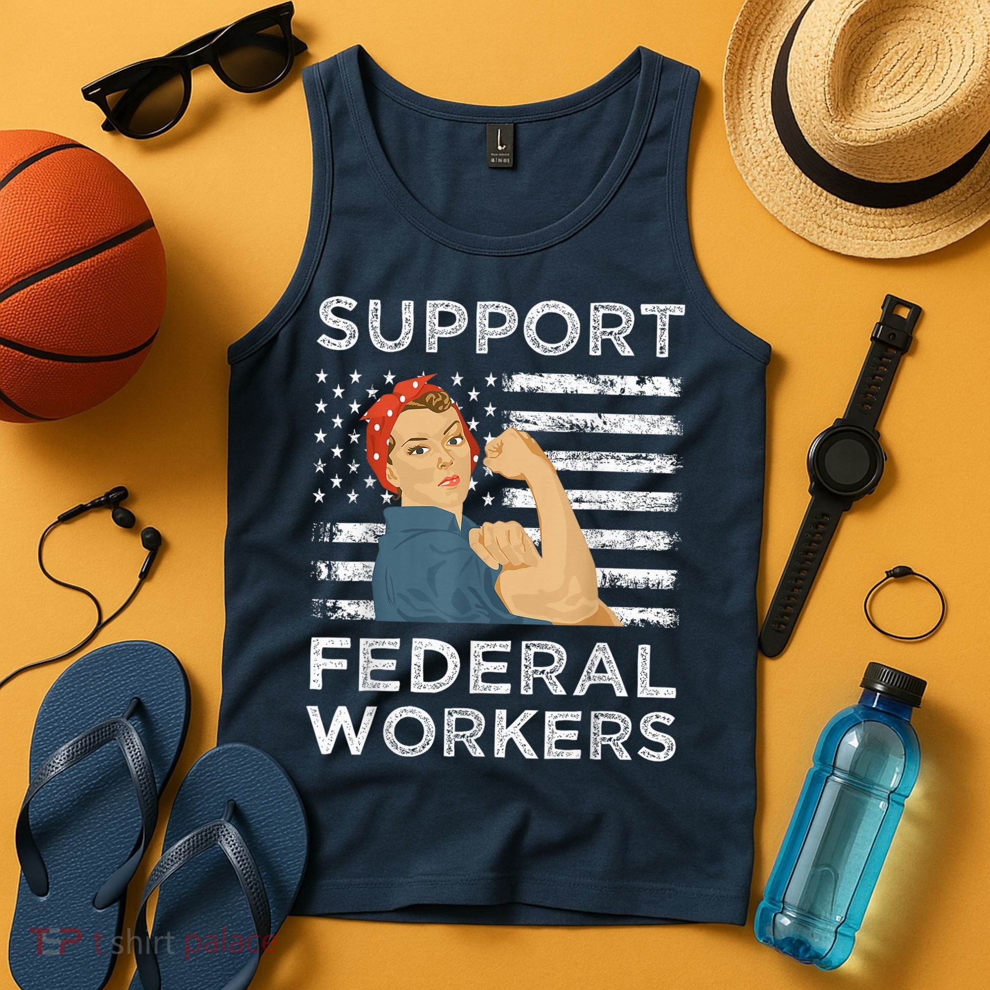 Support Federal Workers Protect Defend Employees Jobs Tank Top