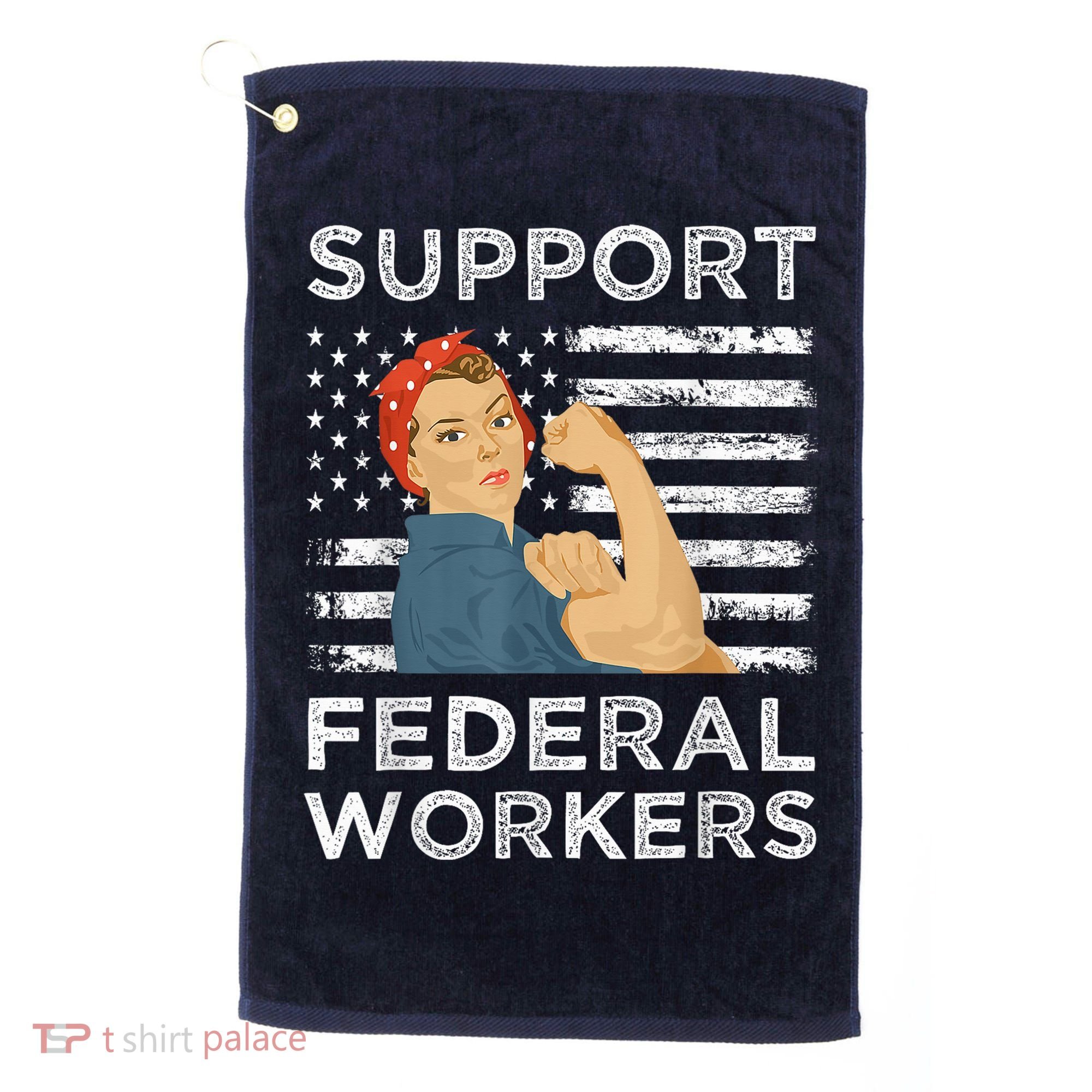 Support Federal Workers Protect Defend Employees Jobs Golf Towel