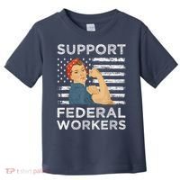 Support Federal Workers Protect Defend Employees Jobs Toddler T-Shirt thumb 0
