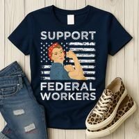 Support Federal Workers Protect Defend Employees Jobs Women's T-Shirt thumb 3