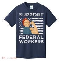 Support Federal Workers Protect Defend Employees Jobs Kids T-Shirt thumb 0