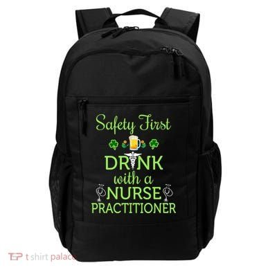 Safety First With A Nurse Practitioner Nursing Pun Gift Backpack