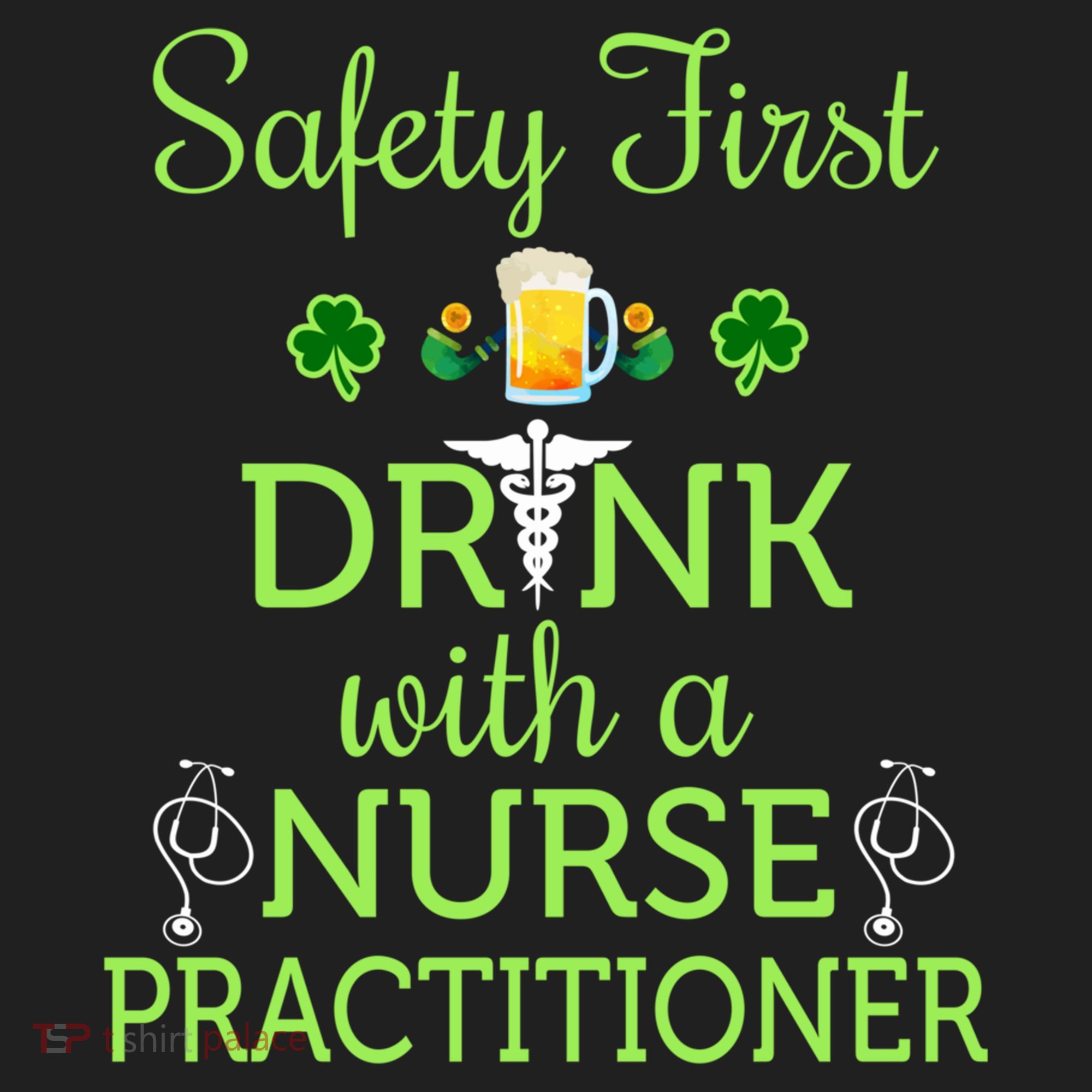 Safety First With A Nurse Practitioner Nursing Pun Gift Hat