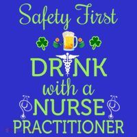 Safety First With A Nurse Practitioner Nursing Pun Gift Sweatshirt thumb 3
