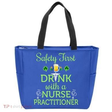 Safety First With A Nurse Practitioner Nursing Pun Gift Tote Bag
