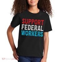 Support Federal Workers Protect Defend Employees Jobs Kids T-Shirt thumb 2