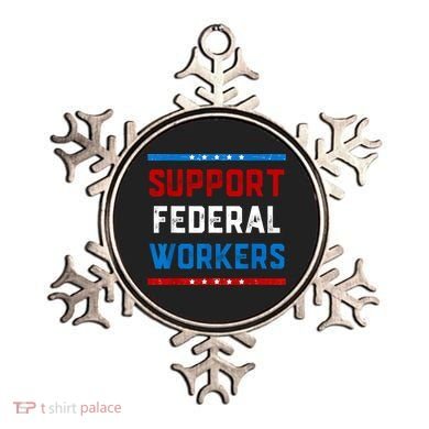 Support Federal Workers Protect Defend Employees Jobs Ornament