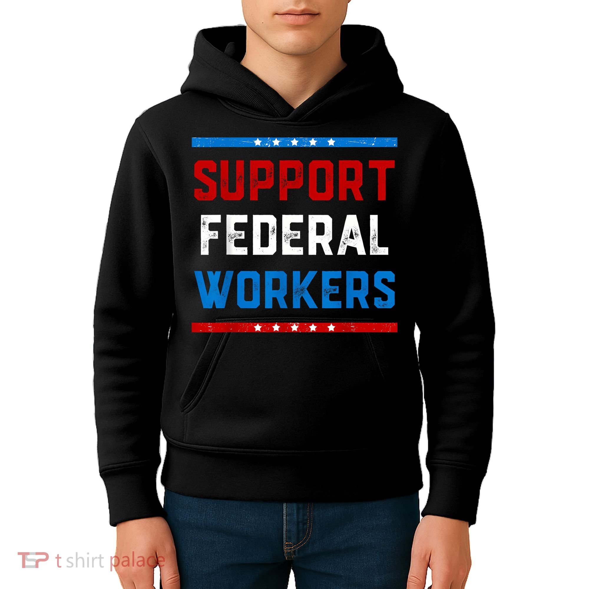 Support Federal Workers Protect Defend Employees Jobs Kids Hoodie
