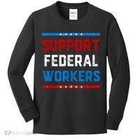 Support Federal Workers Protect Defend Employees Jobs Kids Long Sleeve Shirt thumb 0