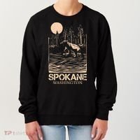 Spokane Falls Washington Waterfall River Women's Sweatshirt thumb 0