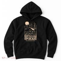 Spokane Falls Washington Waterfall River Hoodie thumb 0