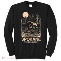 Spokane Falls Washington Waterfall River Sweatshirt thumb 0