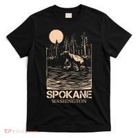 Spokane Falls Washington Waterfall River T-Shirt thumb 0