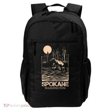 Spokane Falls Washington Waterfall River Backpack