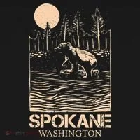 Spokane Falls Washington Waterfall River Bucket Hat thumb 4