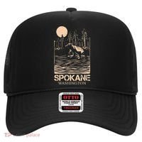 Spokane Falls Washington Waterfall River Hat thumb 0
