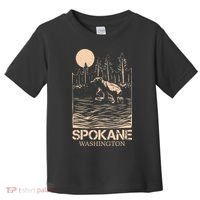 Spokane Falls Washington Waterfall River Toddler T-Shirt thumb 0