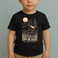 Spokane Falls Washington Waterfall River Toddler T-Shirt thumb 2