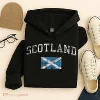 Scotland For Women Faded Scottish Flag Hoodie thumb 4