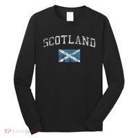 Scotland For Women Faded Scottish Flag Long Sleeve Shirt thumb 0