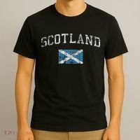 Scotland For Women Faded Scottish Flag T-Shirt thumb 3