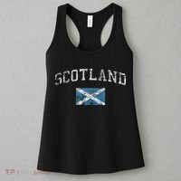 Scotland For Women Faded Scottish Flag Women's Tank Top thumb 3