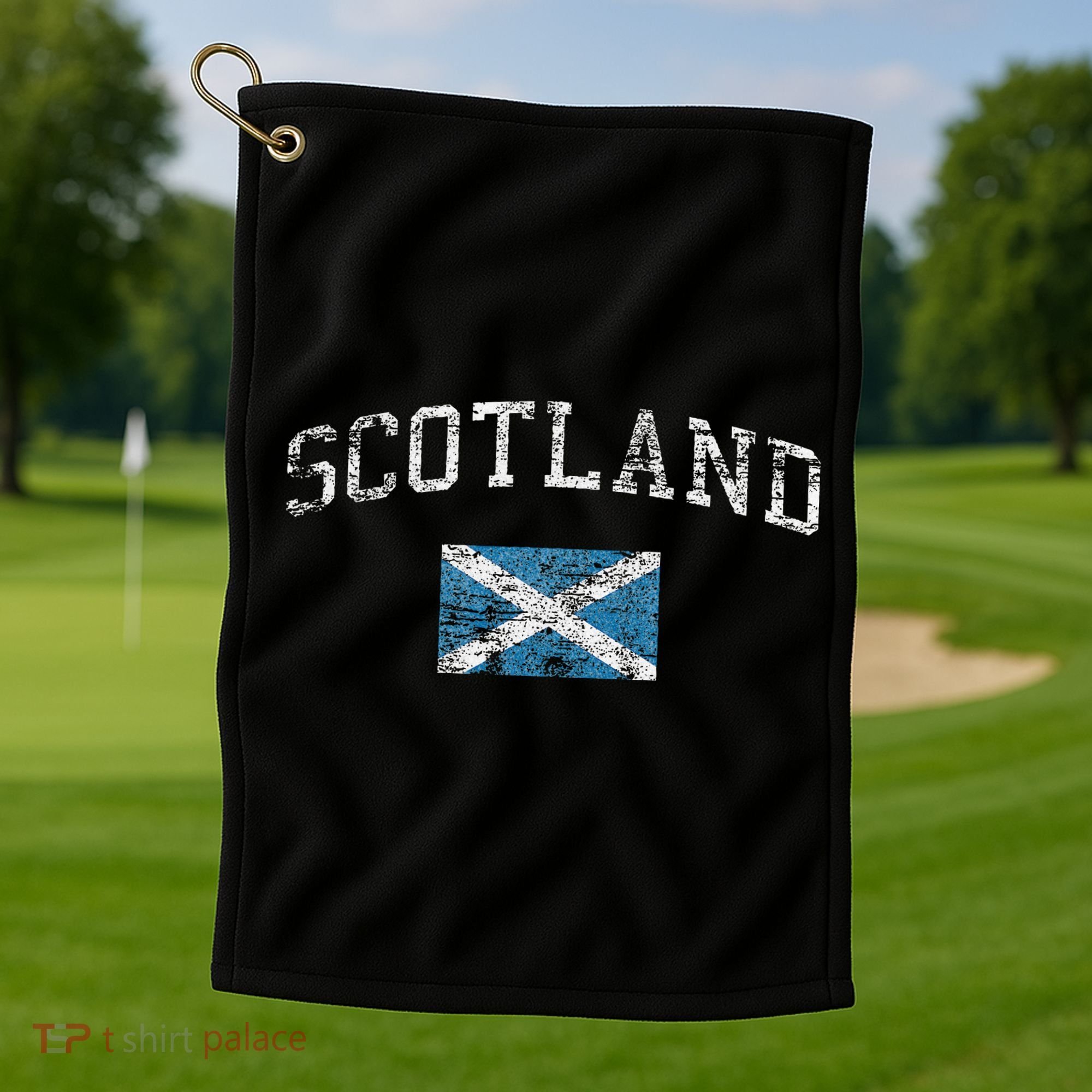 Scotland For Women Faded Scottish Flag Golf Towel