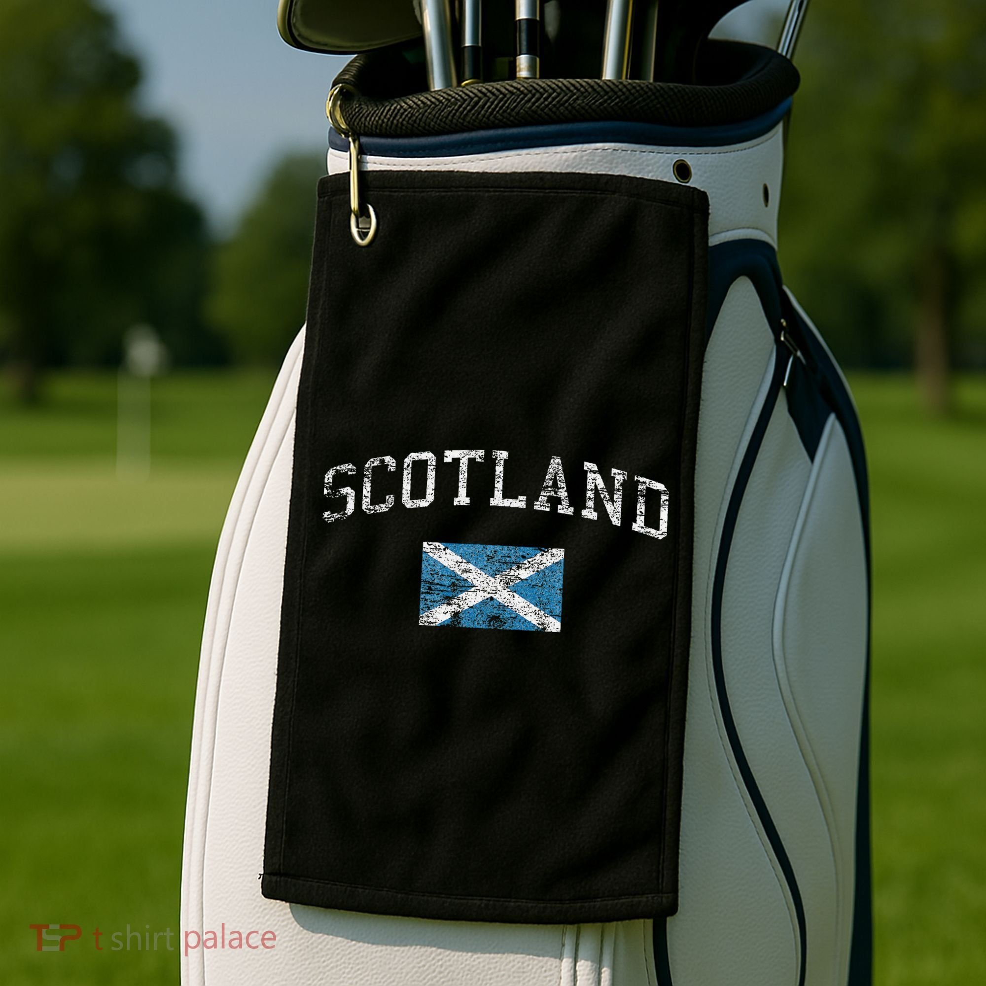 Scotland For Women Faded Scottish Flag Golf Towel