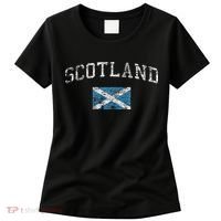 Scotland For Women Faded Scottish Flag Women's T-Shirt thumb 0