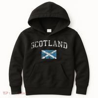 Scotland For Women Faded Scottish Flag Kids Hoodie thumb 0