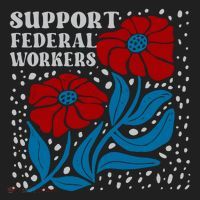 Support Federal Workers  Anti Trump . Hat thumb 2