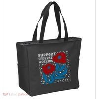 Support Federal Workers  Anti Trump . Tote Bag thumb 2