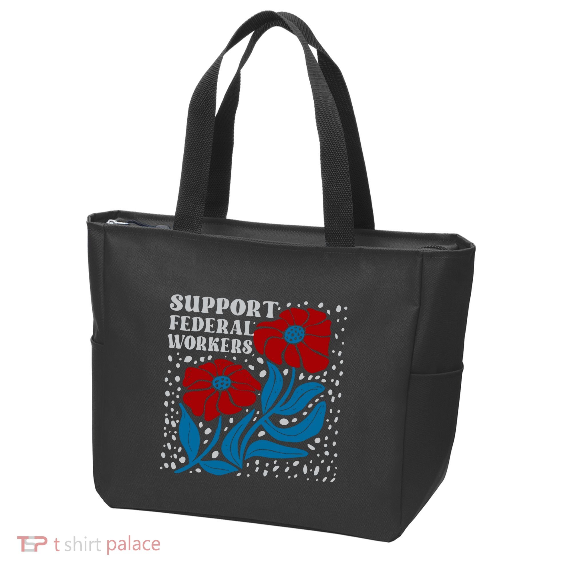 Support Federal Workers  Anti Trump . Tote Bag